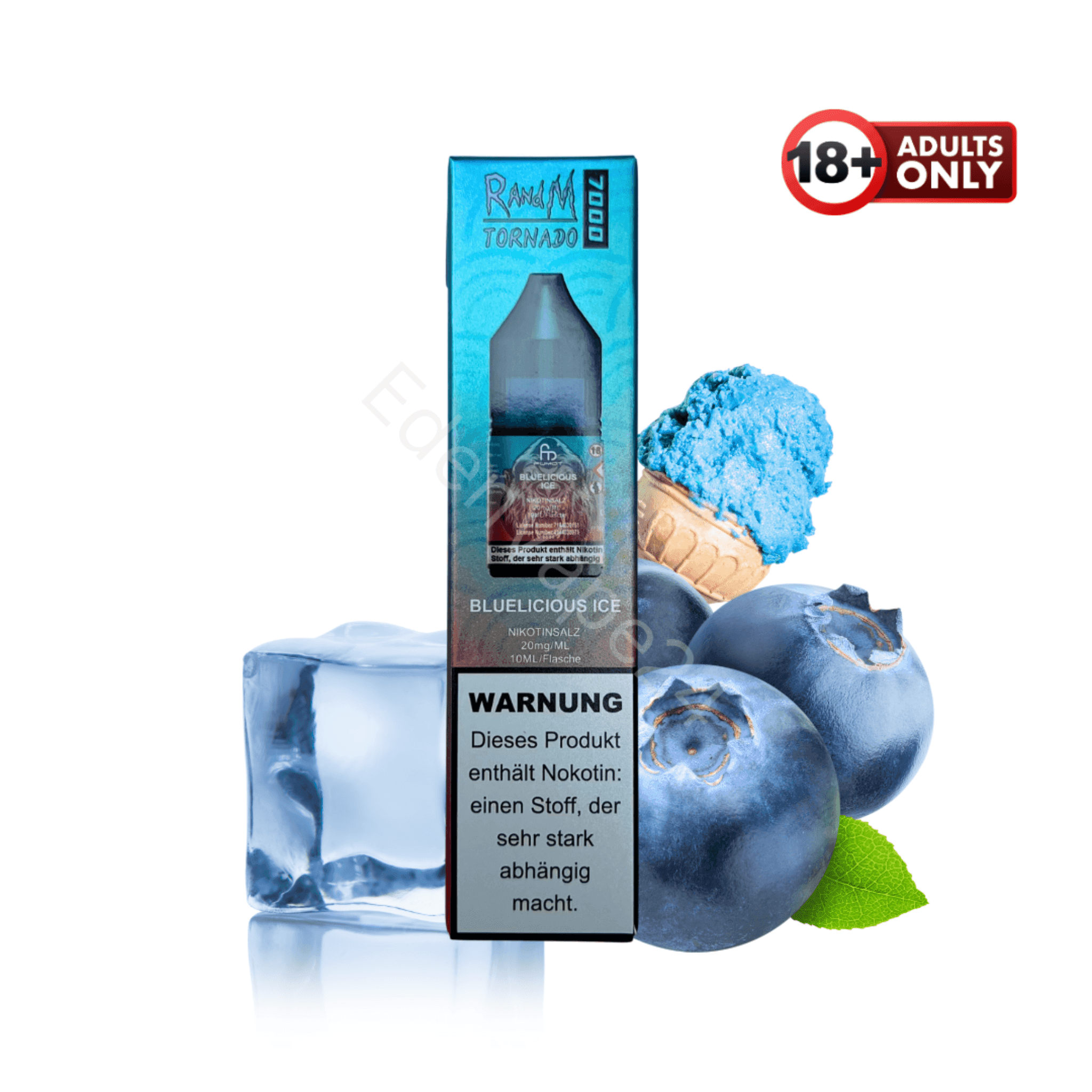 RandM Tornado 7000 Liqzud - Bluelicious Ice - EdenVape24